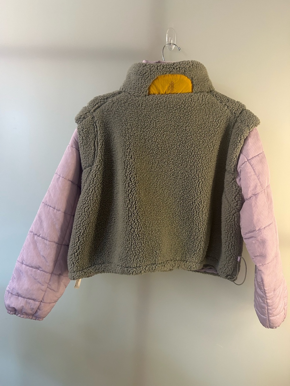 Free People FP Movement Scenic Route 1/2 Zip Pullover Desert Sage Combo Small - Picture 7 of 11